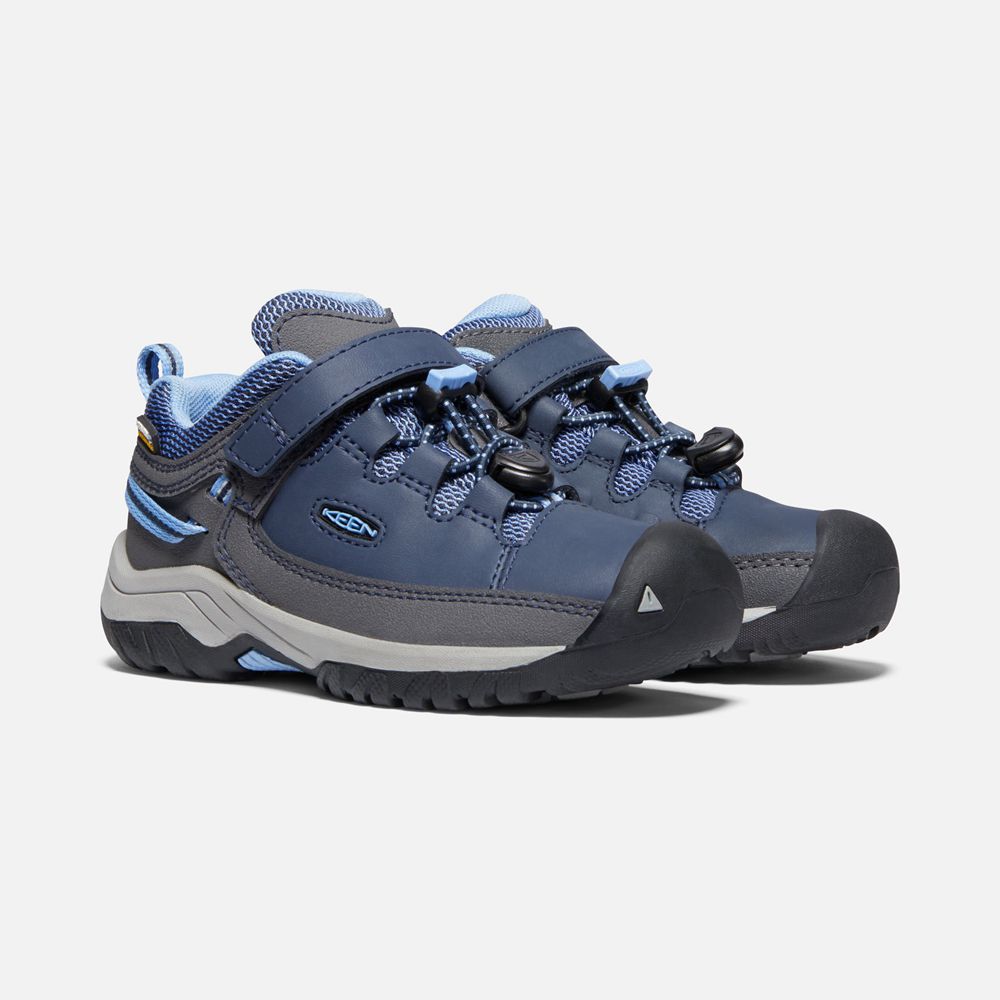 Zapatos de Seguridad Keen Mexico Azules - Niños Targhee Waterproof - PT8259734